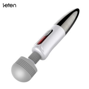 Leten USB Charged Vibrators for Women Magic Wand Massager Vibrating Powerful Massage Vibrator Sex Toys for Woman