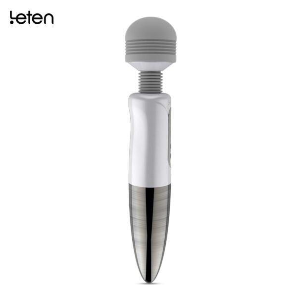 雷霆闪电AV棒白底主图3 Leten USB Charged Vibrators for Women Magic Wand Massager Vibrating Powerful Massage Vibrator Sex Toys for Woman