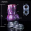 Animals Dog Penis Sleeve Large Silicone Fantasy Dragon Sheath Cock Enlargement & Extender Hollow Dildo Sex Toys For Men Cock Ring