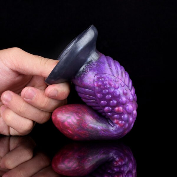 黑底 (9) Animals Dog Penis Sleeve Large Silicone Fantasy Dragon Sheath Cock Enlargement & Extender Hollow Dildo Sex Toys For Men Cock Ring