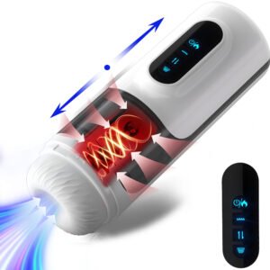 Sexual Moans Interactive Rotating Masturbator for Man Heated Telescopic Automatic Male Masturbator Cup Adult Sex Toys