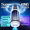 10 Modes Automatic Telescopic Suck Moan Male Masturbator Heating Piston Vagina Vibration Masturbation Cup Sex Toys for Men