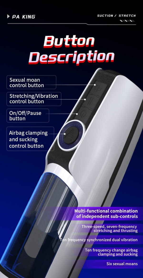 10 Modes Automatic Telescopic Suck Moan Male Masturbator Heating Piston Vagina Vibration Masturbation Cup Sex Toys for Men