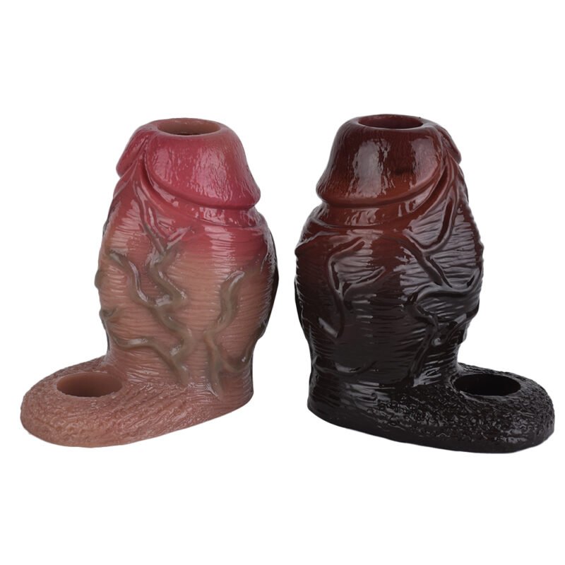 Large Silicone Black Cock Ring Sex Toys for Men Delay Ejaculation Penis Sleeve Male Penis Ring