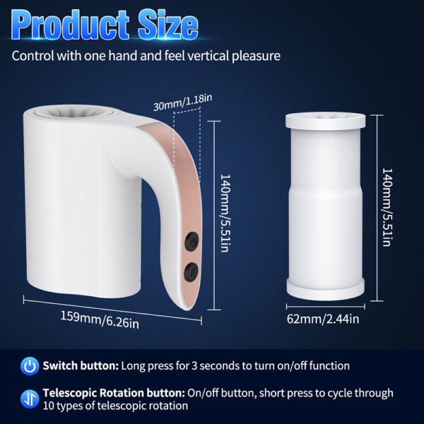 Male Masturbator Rotation Telescopic Sucking Sex Machine for Man Masturbation Cup Adult Sex Toys for Men
