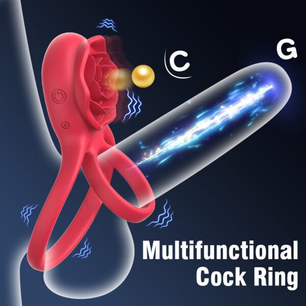 Wireless Remote Control  9 Speed Penis Ring Vibrator Sex Toys for Men Silicone Vibrating Cock Ring Rechargeable Clitoral Stimulator Sex Toys for Couples