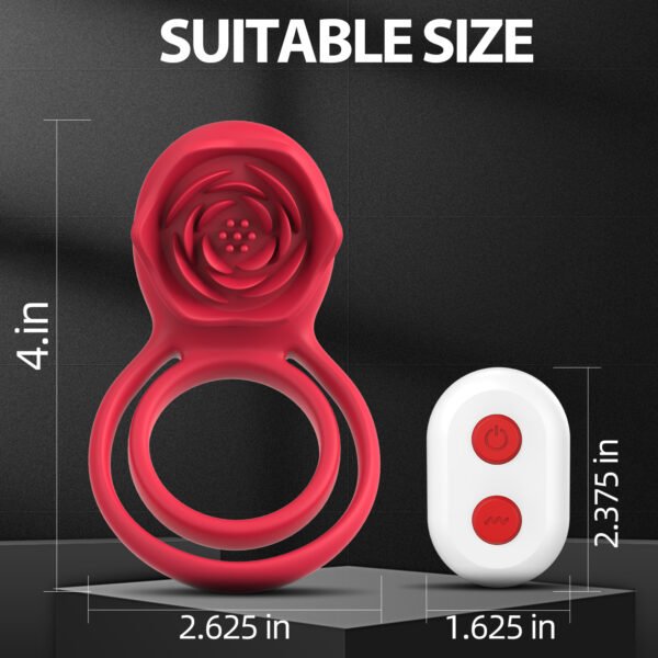 Wireless Remote Control  9 Speed Penis Ring Vibrator Sex Toys for Men Silicone Vibrating Cock Ring Rechargeable Clitoral Stimulator Sex Toys for Couples