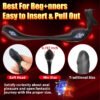 7 Frequency Vibration Male Prostate Massage with Cock Ring Wireless Remote Control Prostata Vibrator for Men Anal Sex Toys for Couples