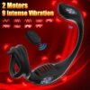 7 Frequency Vibration Male Prostate Massage with Cock Ring Wireless Remote Control Prostata Vibrator for Men Anal Sex Toys for Couples