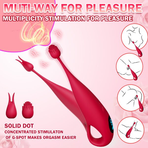 High Frequency Double Head Climax G-spot Vibrator Clitoris Stimulator Massager Fast Scream Orgasm Masturbator Vibrator Sex Toy for Woman
