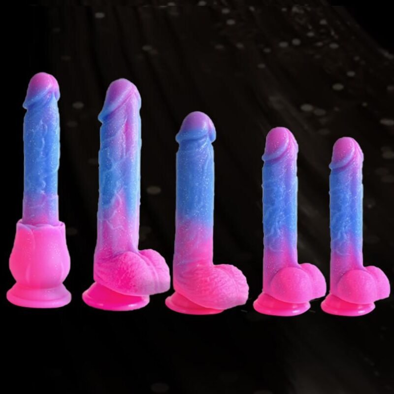 Silicone Realistic Dildo for Women Soft Colorful Real Dildos with Suction Cup Penis Jelly Dick Gode Sex Toys