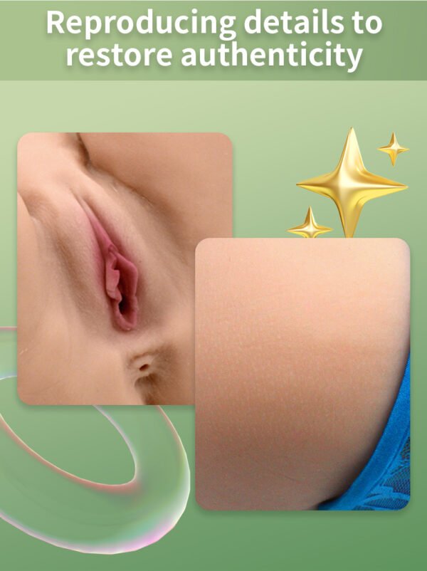 5.3 Kgs Bella Two Holes Silicone Big Ass Automatic Sucking Moans Male Masturbator 3D Anal Vagina Vibrator Realistic Pocket Pussy Sex Toys for Men