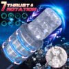 2024 NEW 7 Speed Automatic Male Masturbator Telescopic Masturbation Device Rechargeable Thrusting Sex Machine Sex Toys for Man