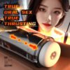Automatic Telescopic Male Masturbator Intelligent heating Piston Masturbation Cup Moans Thrusting Sex Machine for Male Sex Toys for Men