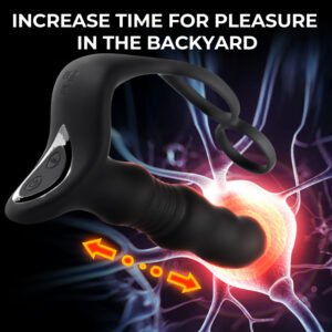 Wireless Remote Male Prostata Massage 9 Frequency G-spot Anal Plug Vibrator Silicone Butt Plug Anal Sex Toys for Men