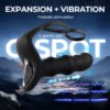 Wireless Remote Male Prostata Massage 9 Frequency G-spot Anal Plug Vibrator Silicone Butt Plug Anal Sex Toys for Men