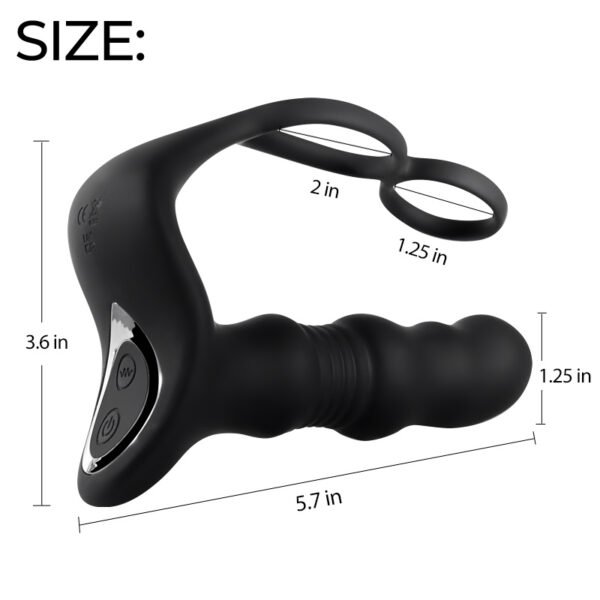 Wireless Remote Male Prostata Massage 9 Frequency G-spot Anal Plug Vibrator Silicone Butt Plug Anal Sex Toys for Men