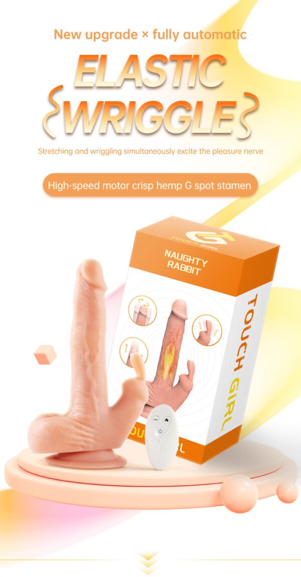 兔子详情页—英文_01 Wireless Remote Control Vibrating Dildo Suction Cup USB Rechargeable Rotation Penis 7 Speed Thrusting Vibrators Realistic for Woman