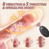 Wireless Remote Control Vibrating Dildo Suction Cup Type-c Rechargeable Rotation Penis 7 Speed Thrusting Vibrators Realistic for Woman