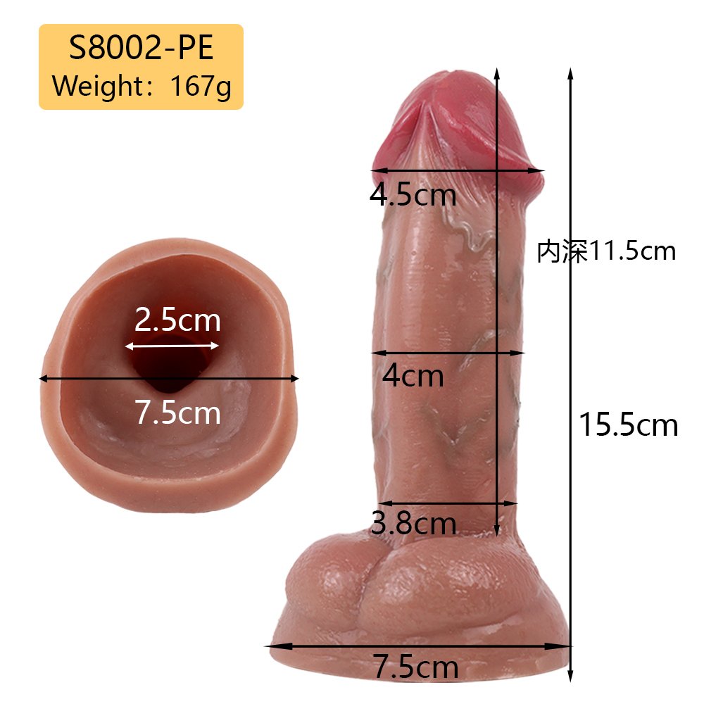 Silicone Penis Sleeve Extender Reusable Condoms Penis Extension Men Delay Sex Products 尺寸图