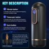 Automatic Telescopic Male Masturbator Sucking Rotation Electric Masturbation Cup Moaning Pocket Pussy Interactive Sex Toys for Men