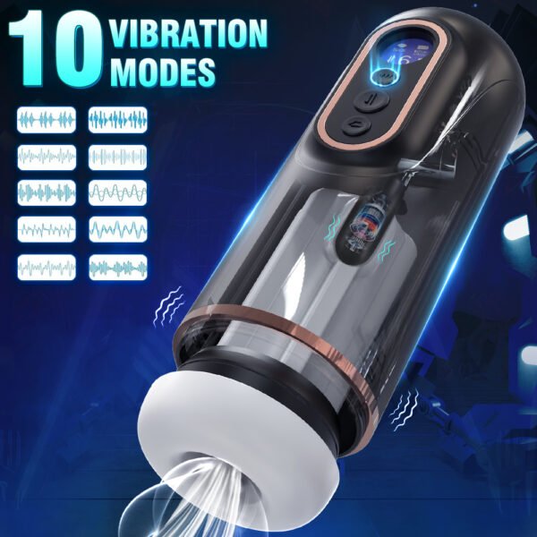 Automatic Telescopic Male Masturbator Sucking Rotation Electric Masturbation Cup Moaning Pocket Pussy Interactive Sex Toys for Men