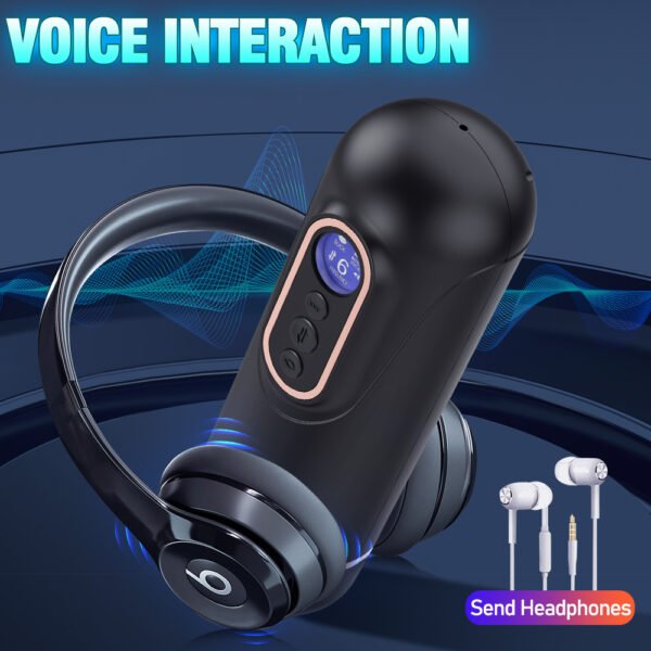 Automatic Telescopic Male Masturbator Sucking Rotation Electric Masturbation Cup Moaning Pocket Pussy Interactive Sex Toys for Men