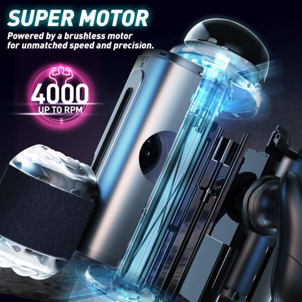 Automatic Telescopic Rotation Male Masturbator handy stroker Strong Vibration Masturbation Cup Vagina Real Pussy Sex Toys for Men