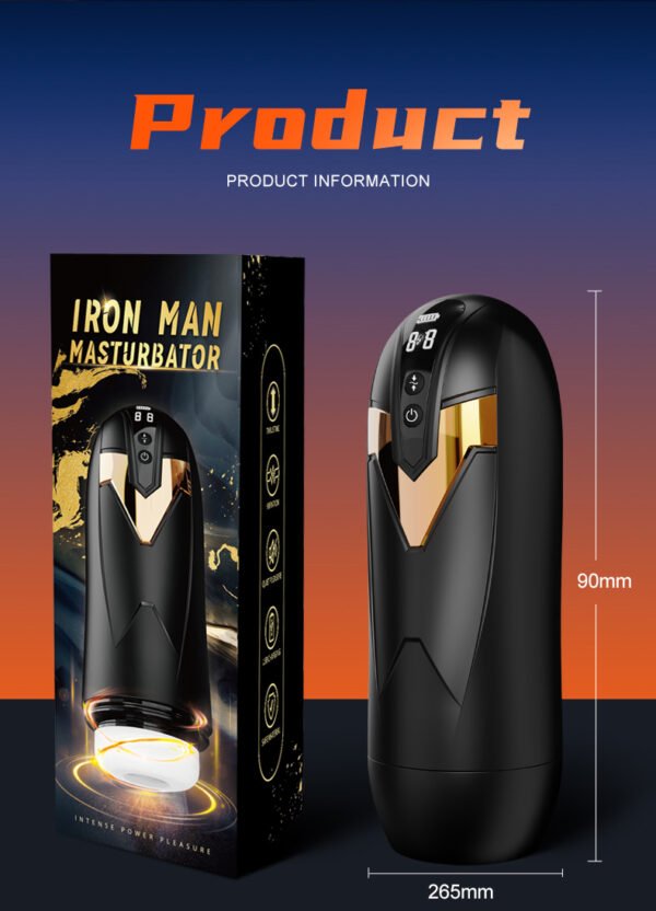 Automatic Telescopic Male Masturbator Intelligent heating Piston Masturbation Cup Moans Thrusting Sex Machine for Male Sex Toys for Men