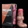Male Penis Sleeves Cock Extender Realistic Penis Sleeves Enlargement Delay Ejaculation Sex Toys for Men Silicone Realistic Hollow Dildo