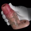 Male Penis Sleeves Cock Extender Realistic Penis Sleeves Enlargement Delay Ejaculation Sex Toys for Men Silicone Realistic Hollow Dildo