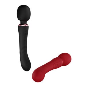 Double Headed Magic Wand Vibrators for Women Powerful USB Rechargeable AV Massage Stick Sex Toys for Women Sex Shop