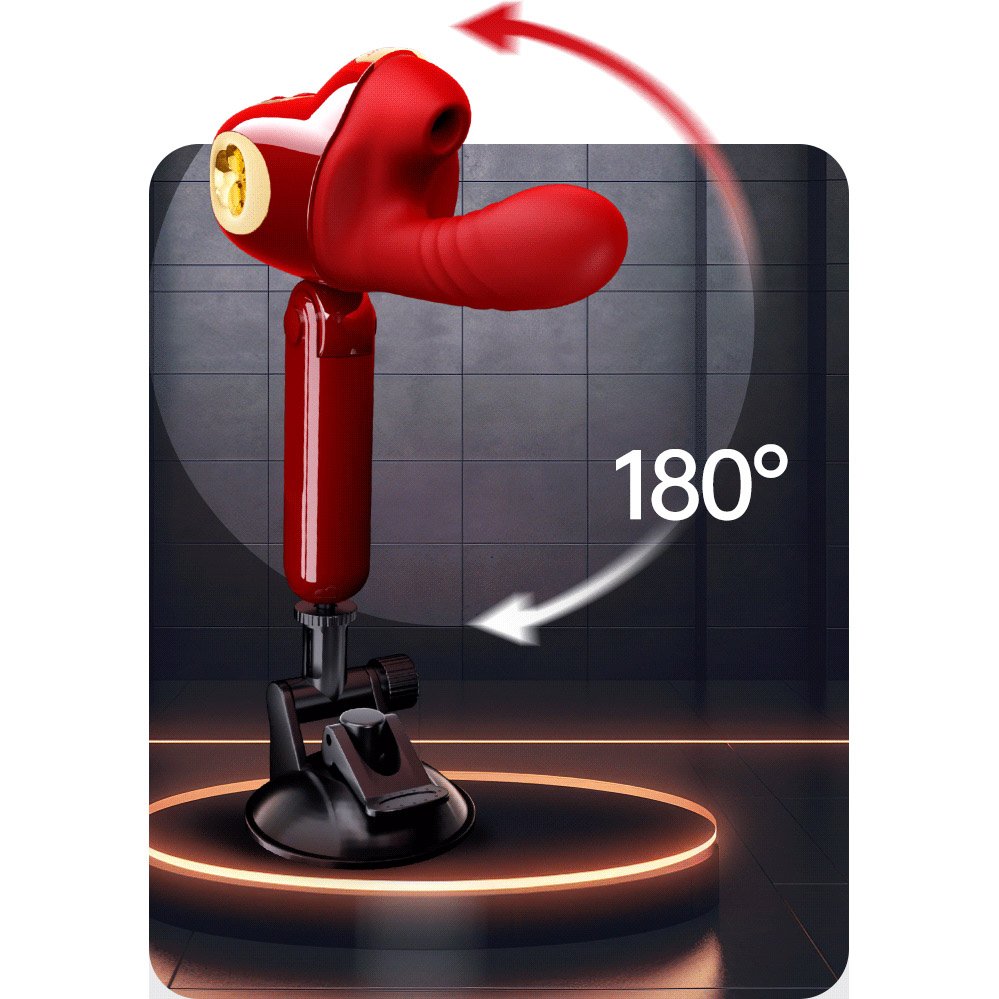 Hands Free Wireless Remote Control Automatic Sex Machine with sucker Heating Dildo Vibrators for Women Masturbation Pumping Gun Sex Toys for Woman G Spot Massager 4 8