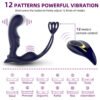 10 Speeds Rechargeable Remote Control Prostata Massager for Men Gay Anal Butt Plugs Rechargeable Prostata Vibrator for Men Wireless Anal Sex Toys