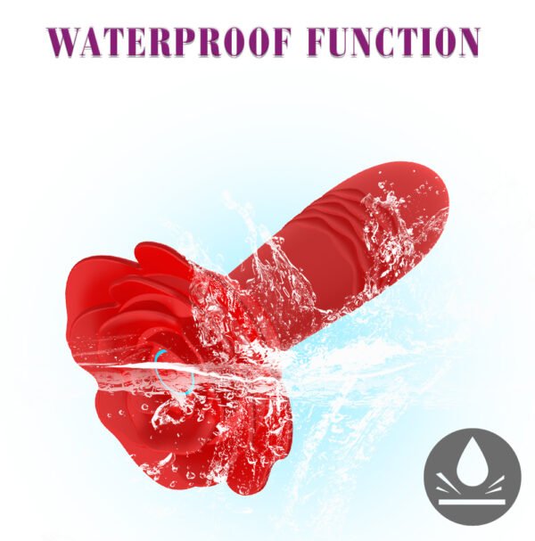 Male Prostata Massage Vibrating Sex Toys for Men Silicone Anal Plug Prostate Stimulator Wireless Remote Telescopic Rose Vibrator