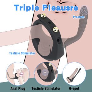 Male Prostata Massager Butt Plug Silicone Anal Rechargeable Prostata Vibrator Wireless Anal Sex Toys for Men