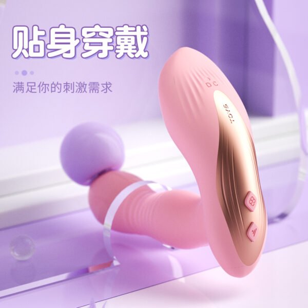 5主 Silicone Butterfly Vibrator Remote Control 10 Speed Strap on G-spot Vibrating Panties Heating Vibrator Sex Toys for Woman