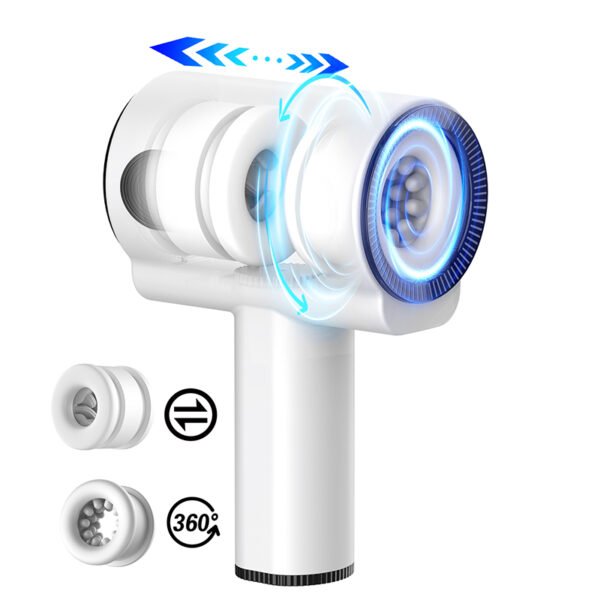USB Rechargeable Male Mastuburator Automatic Rotation Telescopic Masturbators for Man Electric Sex Machine Goods for Adults