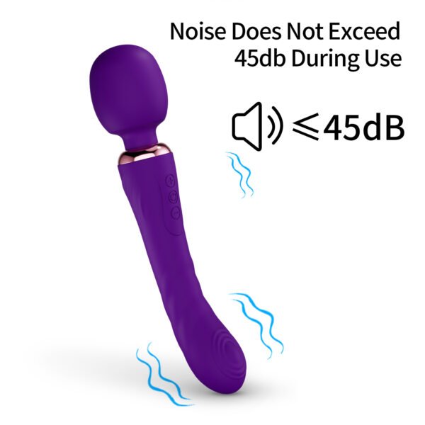 MS-221-查理_04 Double Headed Magic Wand Vibrators for Women Powerful USB Rechargeable AV Massage Stick Sex Toys for Women Sex Shop