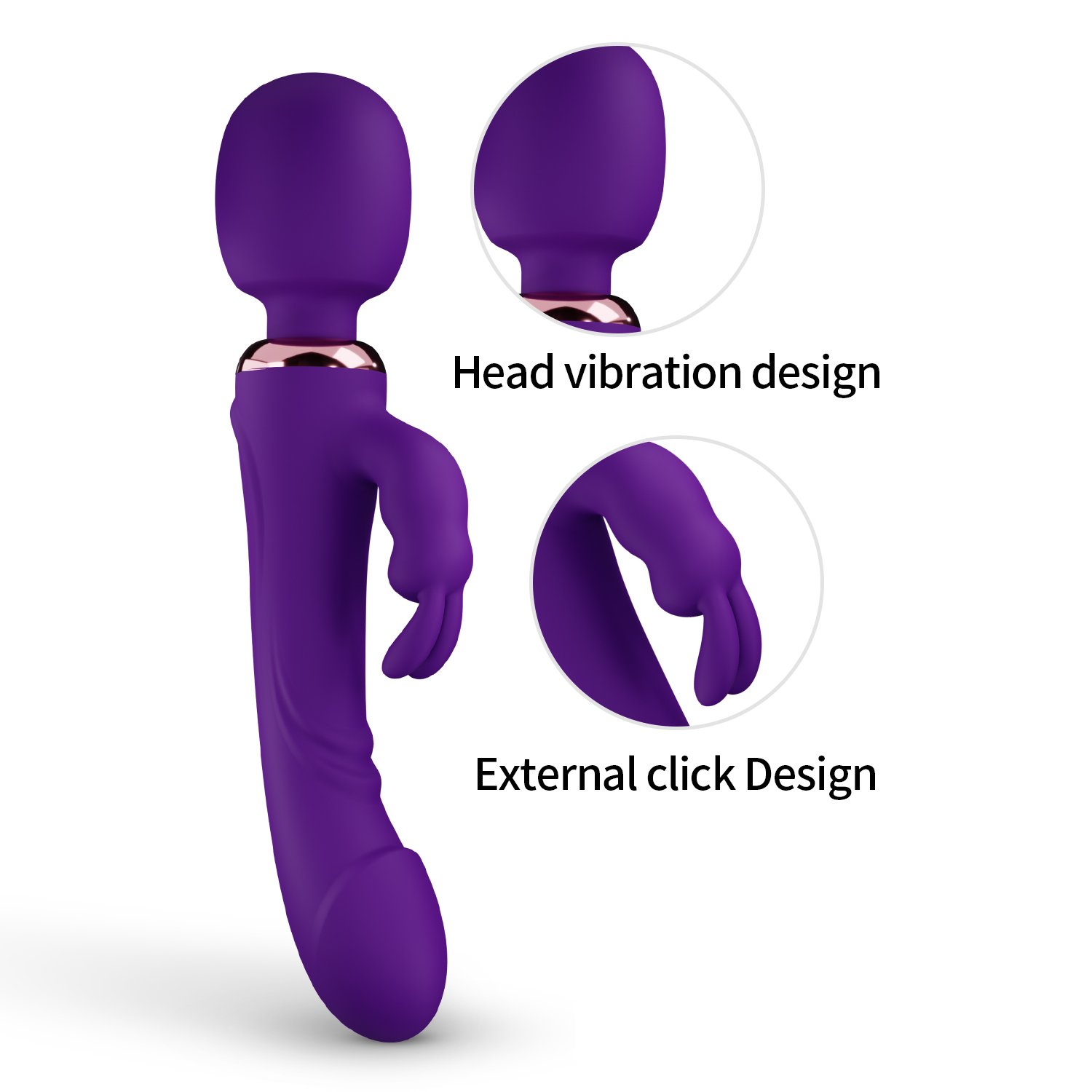 USB Rechargeable Vibrator for Women Sex Rabbit Clitoris Stimulator Vibration Dildo G Spot Massager Sex Toys for less MS 222 彼得 英文版 05