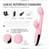 USB Rechargeable Cheap Vibrator for Women Sex toy Double motor Clit Vibrator Adult Vagina Vibration Silicone G Spot Massager
