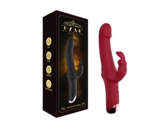 Dual Vibration Rechargeable Rabbit G-spot Vibrator Silicone Dildo Vibrators Sex Toys of Woman Electro Shock Sex Toys