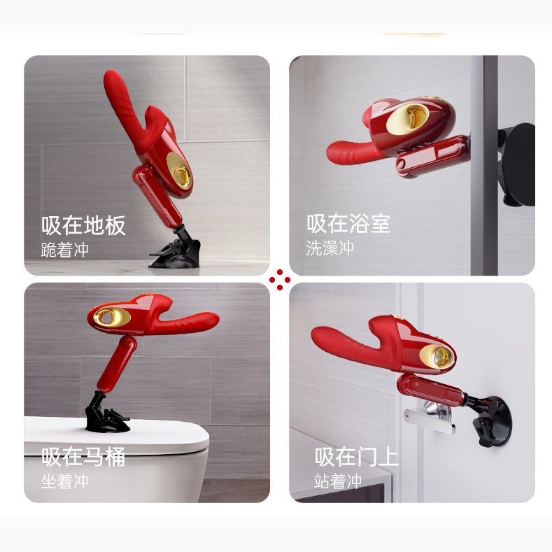 Hands Free Wireless Remote Control Automatic Sex Machine with sucker Heating Dildo Vibrators for Women Masturbation Pumping Gun Sex Toys for Woman G Spot Massager 主图03