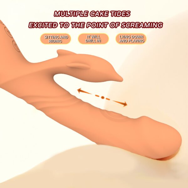 Rechargeable Thrusting 9 Speed G Spot Dildo Vibrators for Women Clitoris Stimulator Powerful Rabbit Vibrator Sex Toys for Women