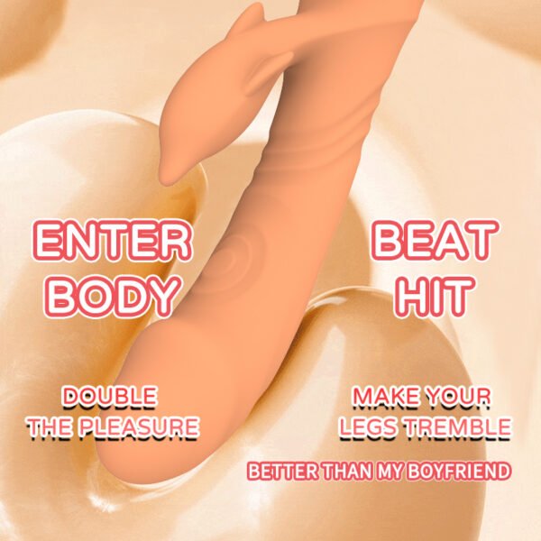 Rechargeable Thrusting 9 Speed G Spot Dildo Vibrators for Women Clitoris Stimulator Powerful Rabbit Vibrator Sex Toys for Women