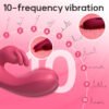 Female Rabbit Vibrator for Women G Spot Clitoris Stimulator Rotation Thrusting Vibrator Sex Toys for Woman