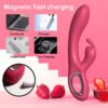 Female Rabbit Vibrator for Women G Spot Clitoris Stimulator Rotation Thrusting Vibrator Sex Toys for Woman