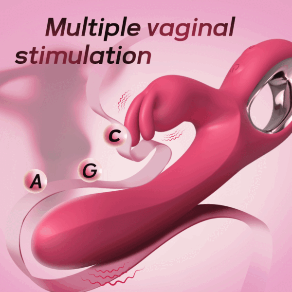 Female Rabbit Vibrator for Women G Spot Clitoris Stimulator Rotation Thrusting Vibrator Sex Toys for Woman
