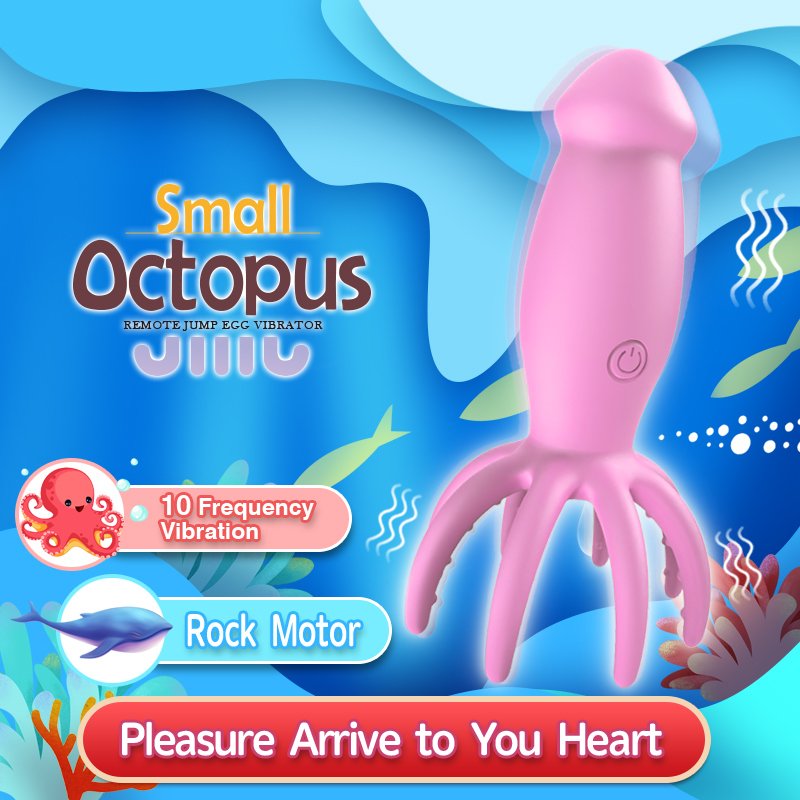 Octopus Shape Sucking Didlo Vibrator Nipple for Women 10 Frequency Butt plug Stimulator Female G-spot set Toys for Couple gay 英文版主图 1