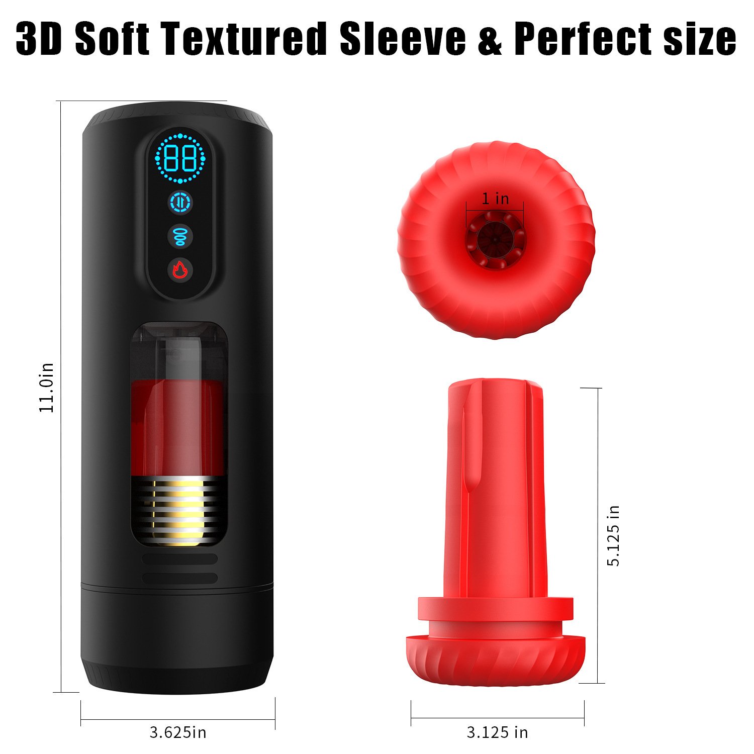 Men Mastubator Sucking Male Masturbators Automatic Piston Moaning Voice Powerful Telescopic Masturbator for Men Sex Shop Toys 详情 03